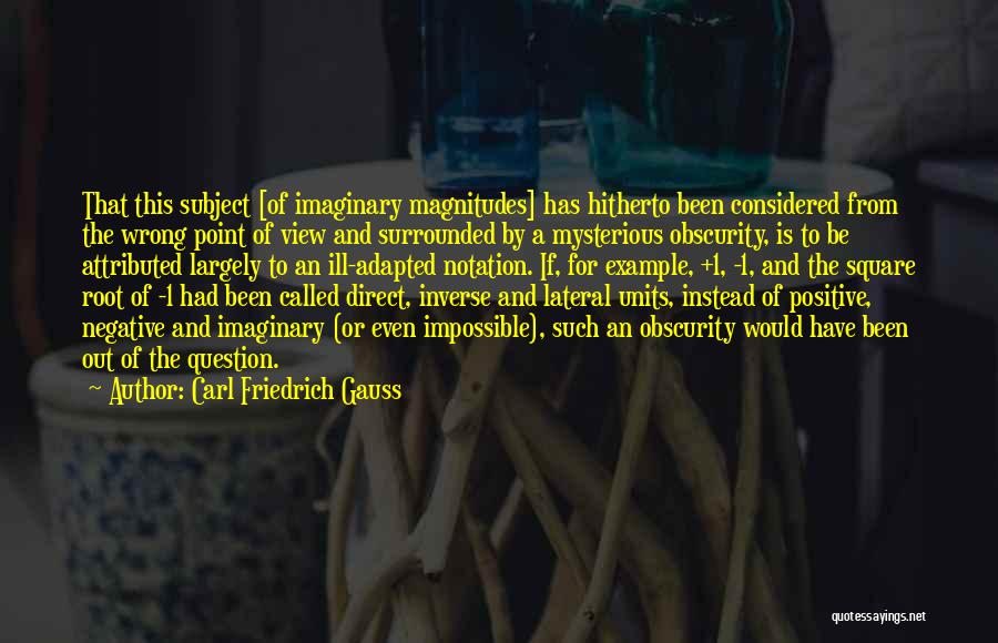 Carl Friedrich Gauss Quotes 1237398