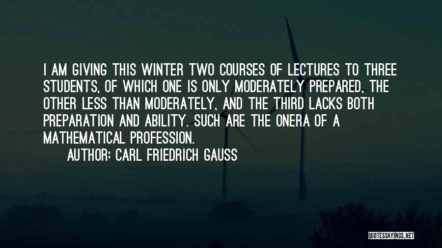 Carl Friedrich Gauss Quotes 2032551