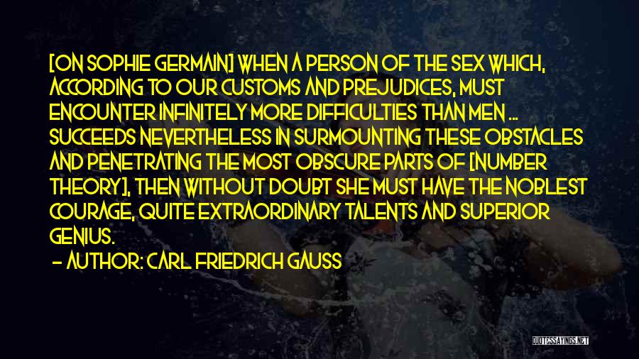 Carl Friedrich Gauss Quotes 2099386