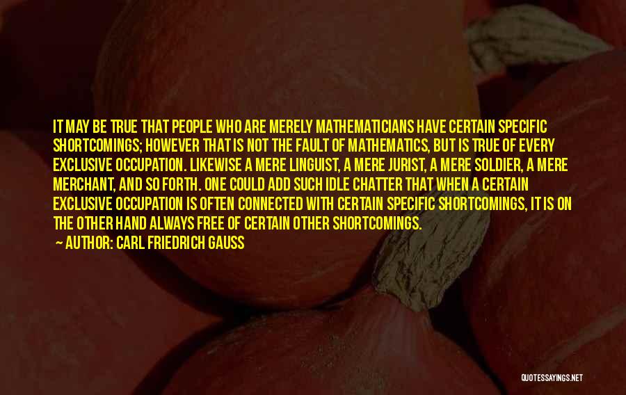 Carl Friedrich Gauss Quotes 400336