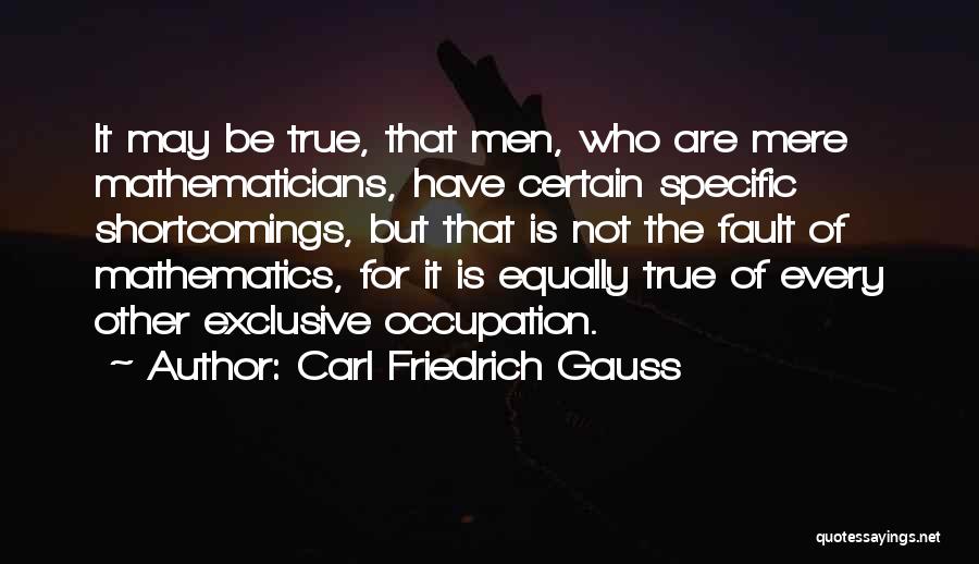 Carl Friedrich Gauss Quotes 762065