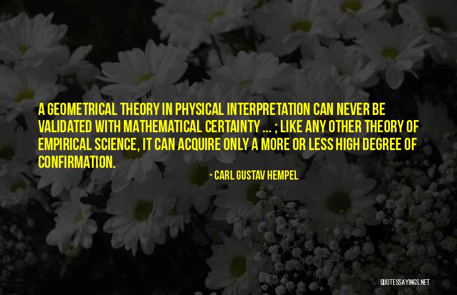 Carl Gustav Hempel Quotes 757222 Carl Gustav Hempel Quotes 757222