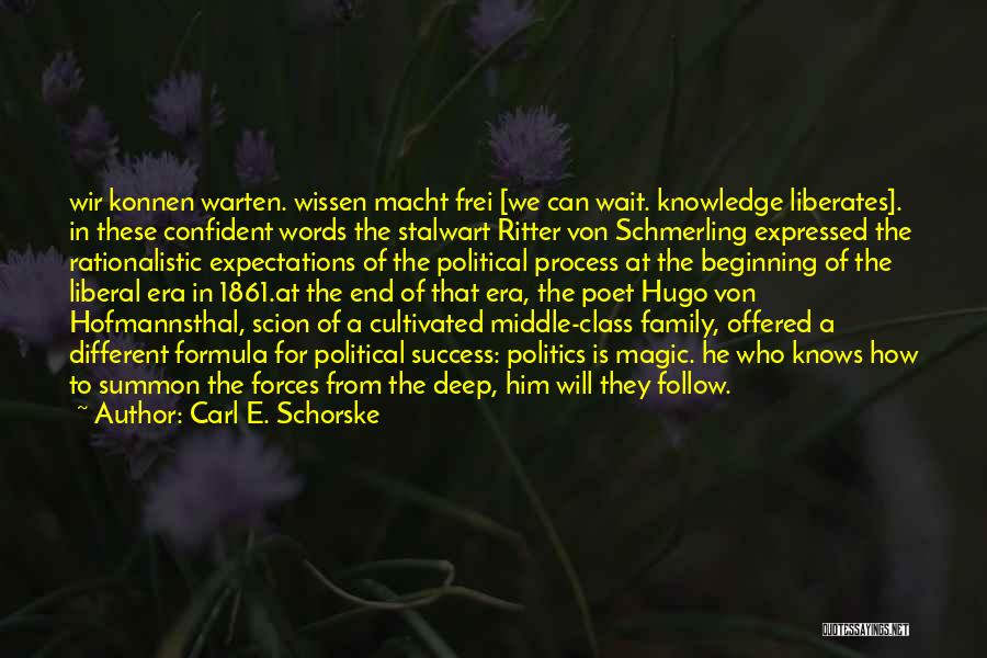 Carl Ritter Quotes By Carl E. Schorske