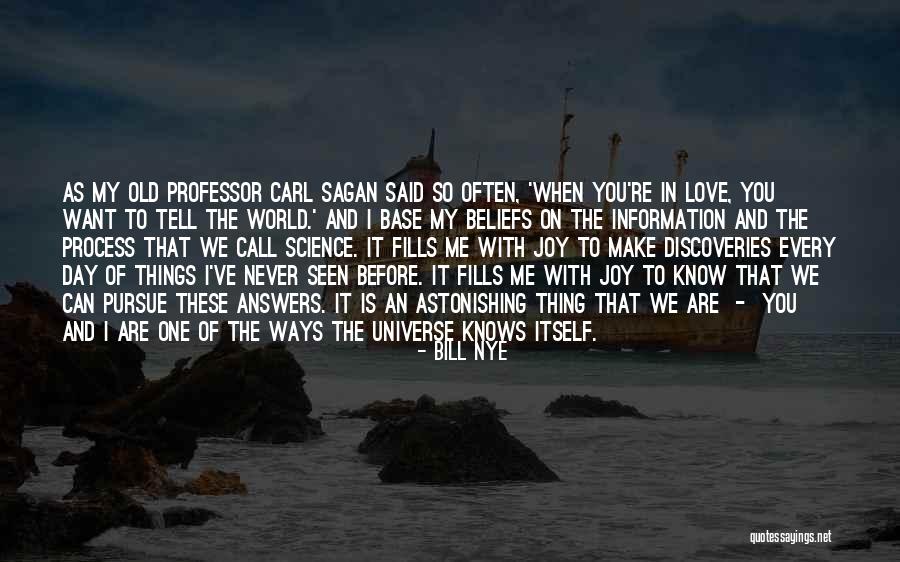 Carl Sagan Science Quotes By Bill Nye