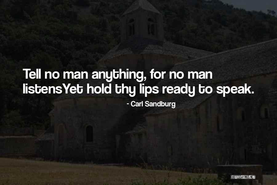 Carl Sandburg Quotes 953404