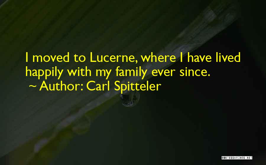 Carl Spitteler Quotes 895917