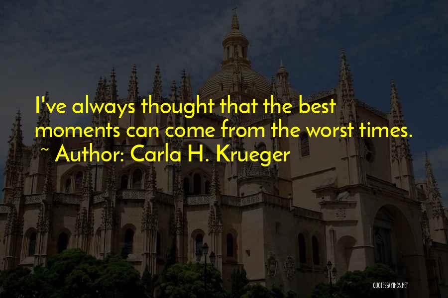 Carla H. Krueger Quotes 1153427