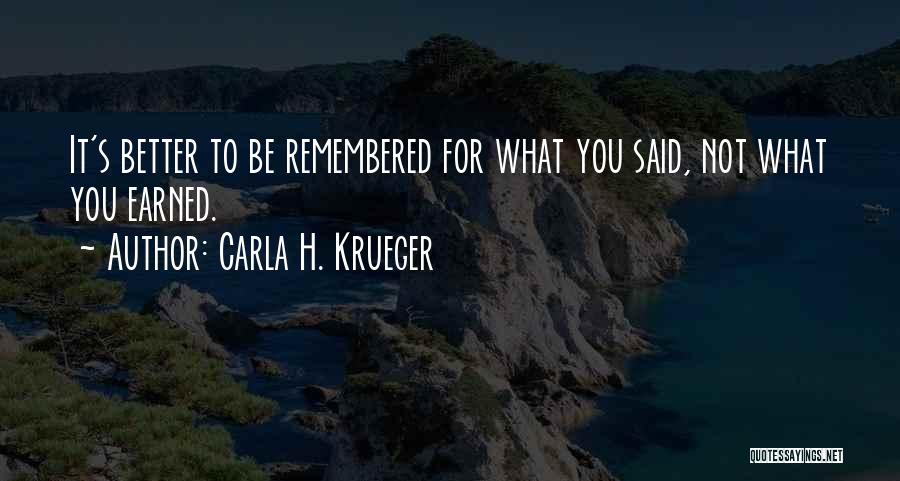 Carla H. Krueger Quotes 2076546