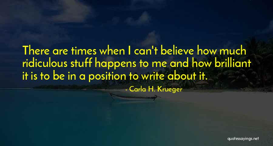 Carla H. Krueger Quotes 2077901