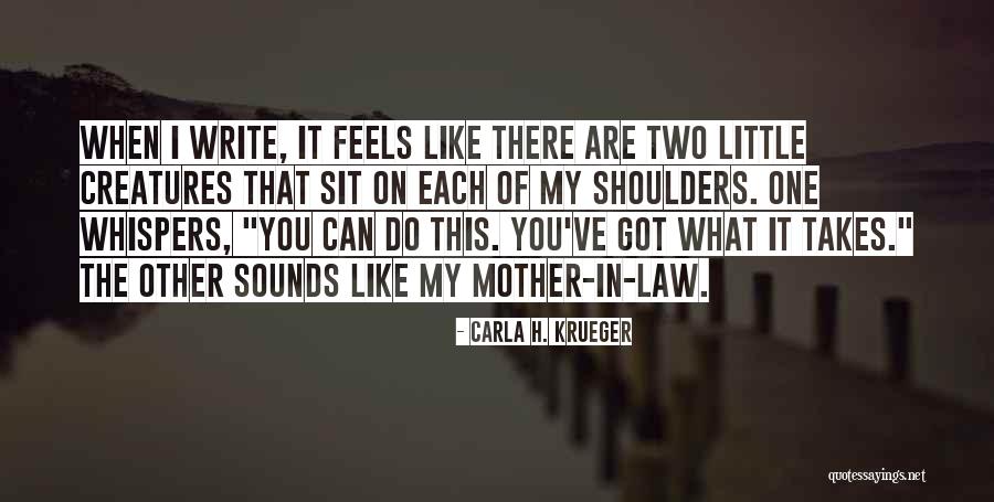 Carla H. Krueger Quotes 403556