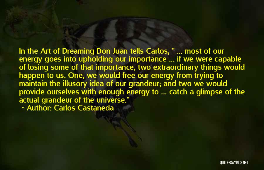 Carlos Castaneda Dreaming Quotes By Carlos Castaneda