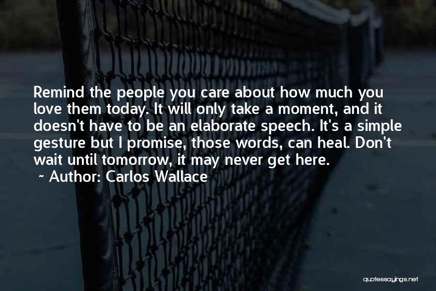 Carlos Wallace Quotes 1755332