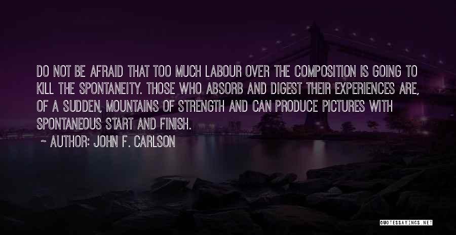 Carlson Quotes By John F. Carlson