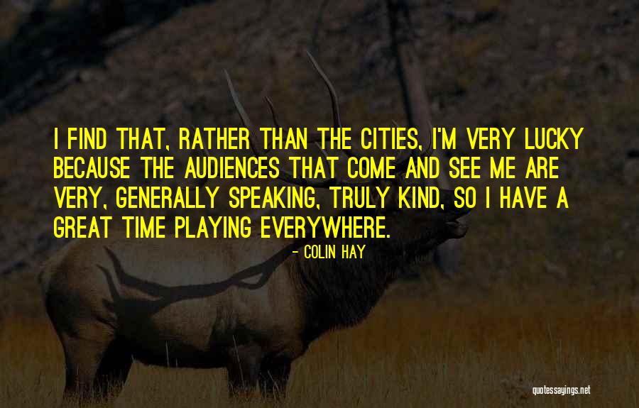 Carlynne Mcdonnell Quotes By Colin Hay Carlynne Mcdonnell Quotes By Colin Hay