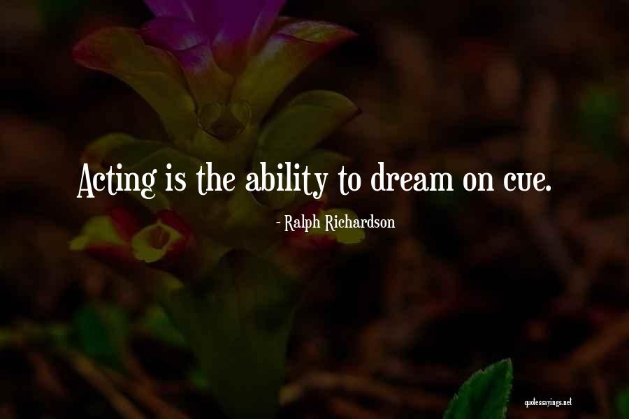 Carmia Israel Quotes By Ralph Richardson Carmia Israel Quotes By Ralph Richardson