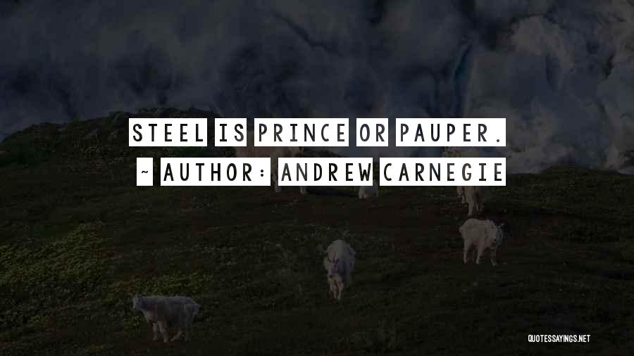 Carnegie Steel Quotes By Andrew Carnegie