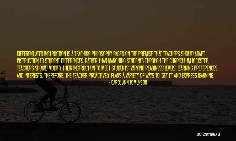 Carol Ann Tomlinson Quotes 601158 Carol Ann Tomlinson Quotes 601158