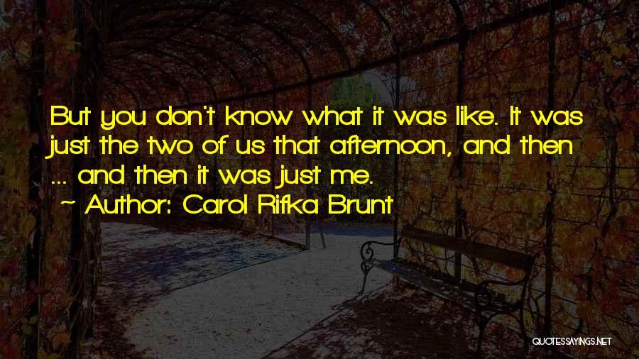 Carol Rifka Brunt Quotes 1446984