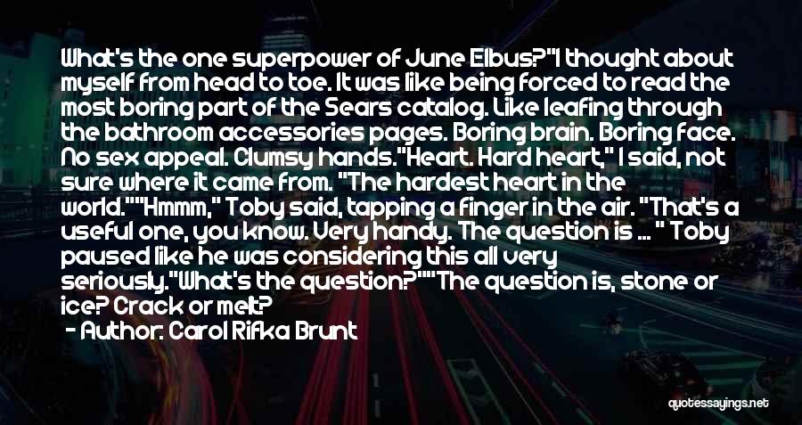 Carol Rifka Brunt Quotes 774129