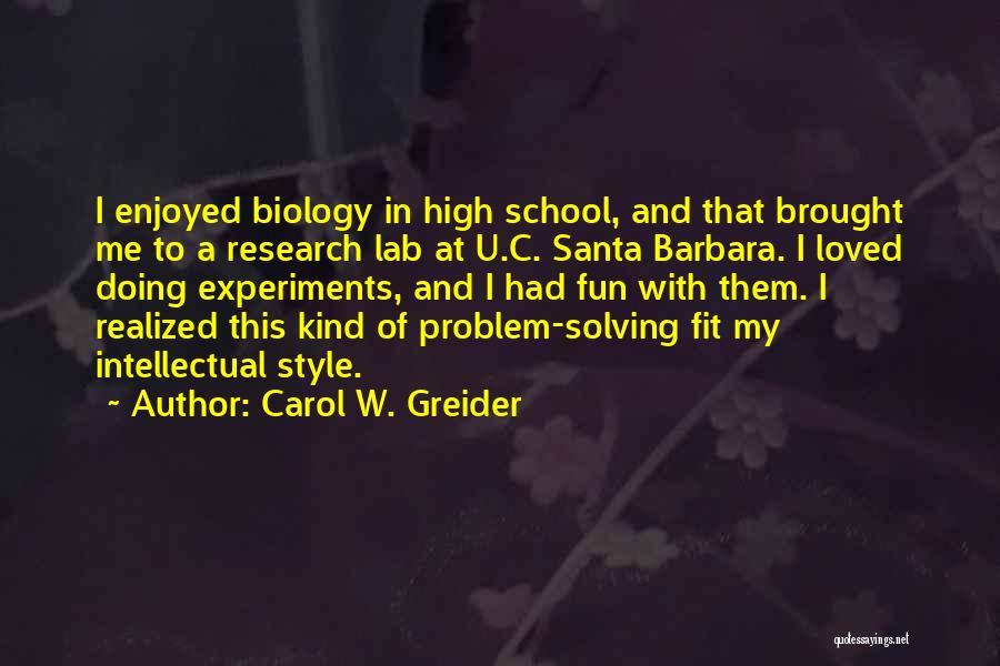 Carol W. Greider Quotes 168355