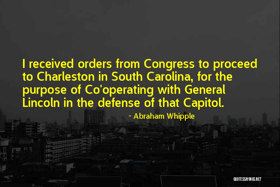 Carolina The Quotes By Abraham Whipple Carolina The Quotes By Abraham Whipple