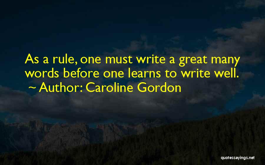 Caroline Gordon Quotes 402849