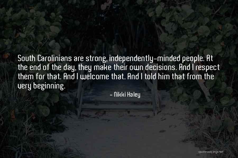 Carolinians Quotes By Nikki Haley Carolinians Quotes By Nikki Haley
