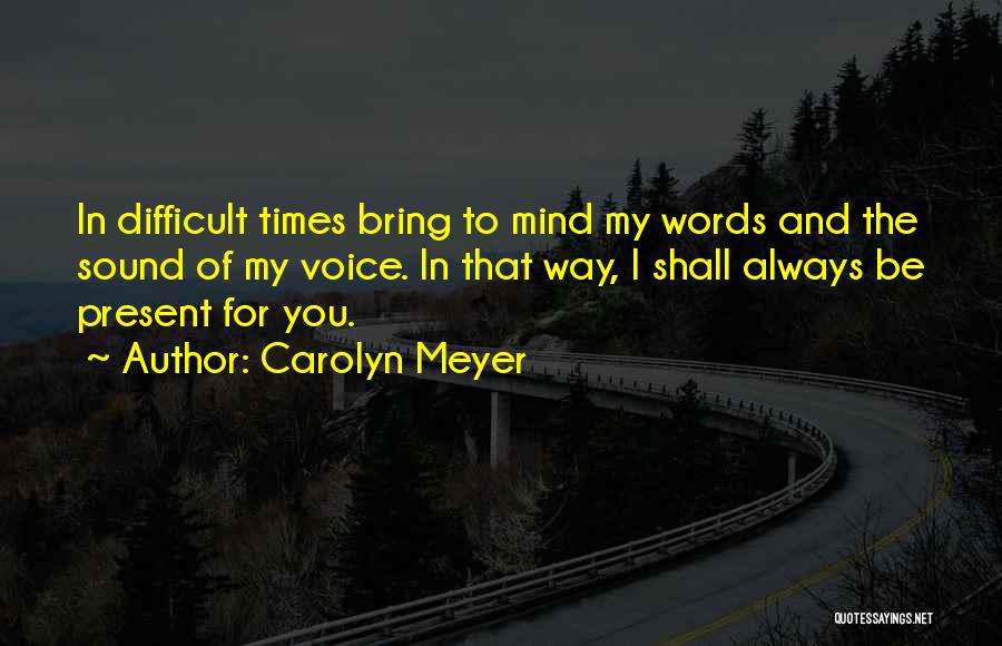 Carolyn Meyer Quotes 282755