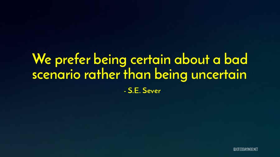 Carosso Vdl Quotes By S.E. Sever Carosso Vdl Quotes By S.E. Sever
