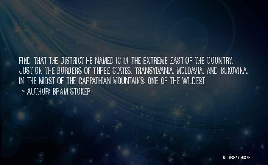Carpathian Mountains Quotes By Bram Stoker