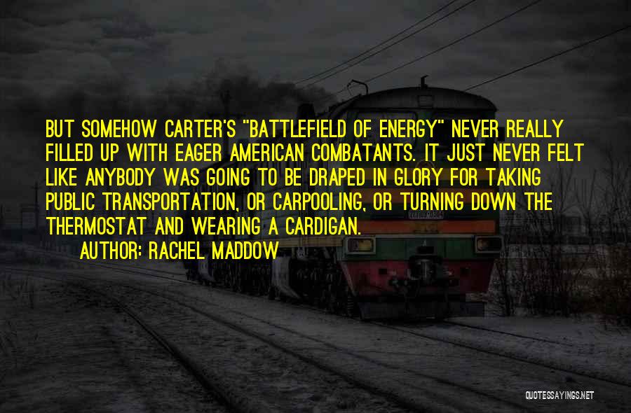 Carpooling Quotes By Rachel Maddow