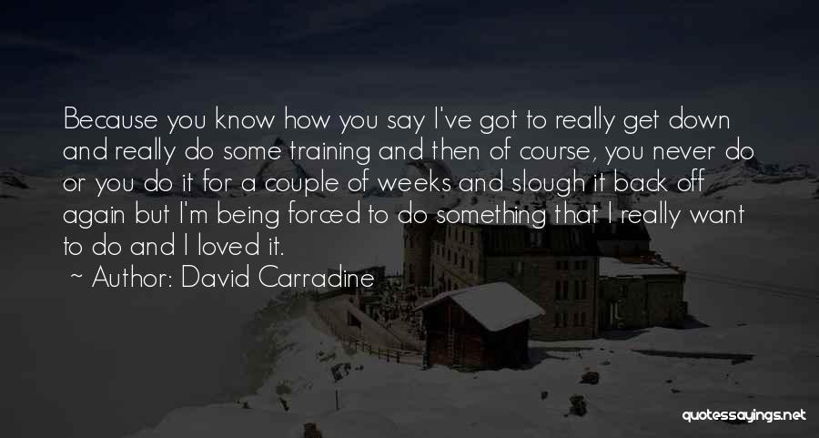 Carradine Quotes By David Carradine