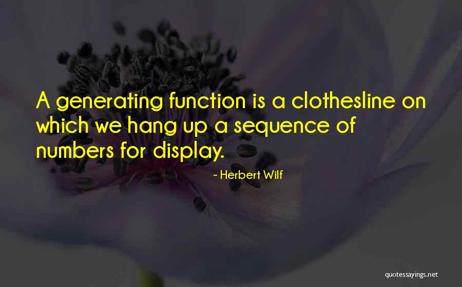 Carrall Quotes By Herbert Wilf Carrall Quotes By Herbert Wilf