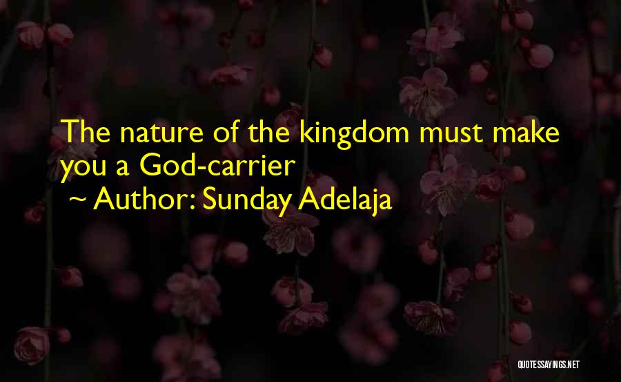 Carrier Of The Kingdom Quotes By Sunday Adelaja