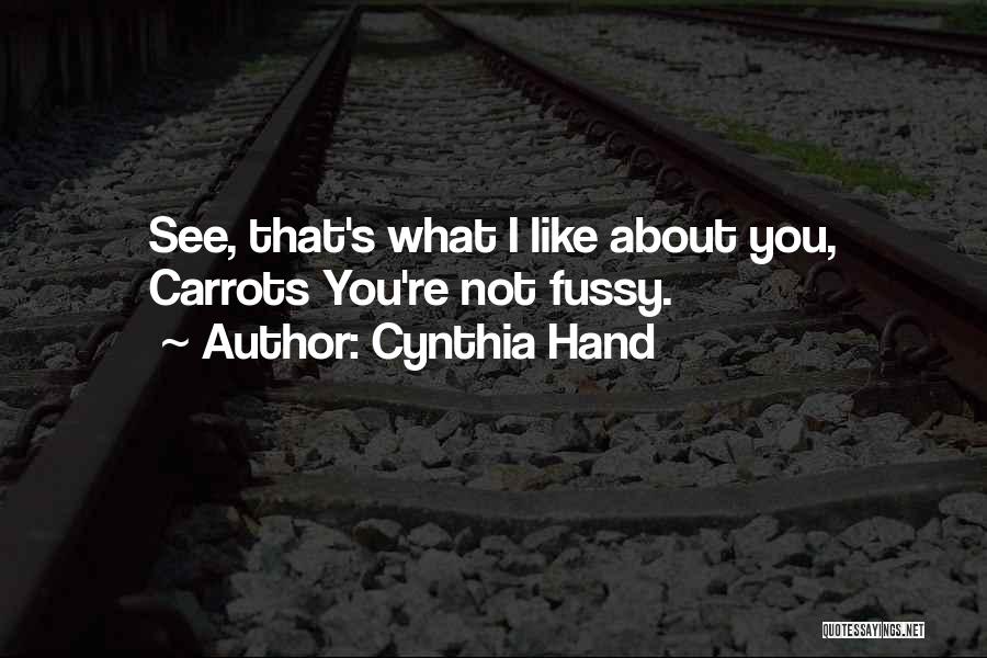 Carrots Quotes By Cynthia Hand