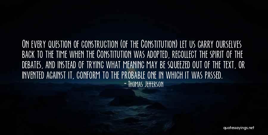 Carry On Back Quotes By Thomas Jefferson Carry On Back Quotes By Thomas Jefferson