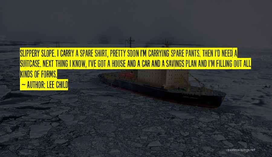 Carrying A Child Quotes By Lee Child