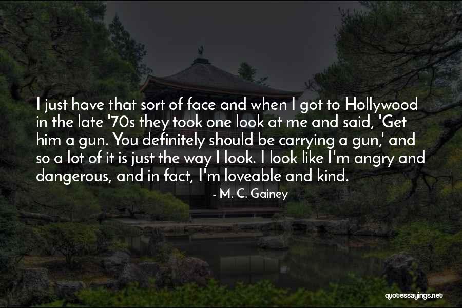Carrying A Gun Quotes By M. C. Gainey Carrying A Gun Quotes By M. C. Gainey