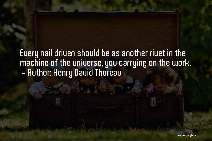 Carrying Each Other Quotes By Henry David Thoreau