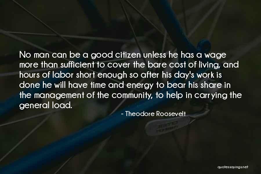 Carrying The Load Quotes By Theodore Roosevelt