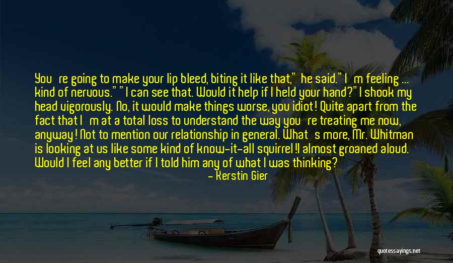 Carrying The Weight Of The World Quotes By Kerstin Gier Carrying The Weight Of The World Quotes By Kerstin Gier