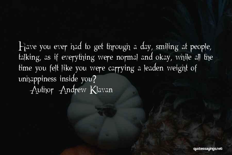 Carrying Weight Quotes By Andrew Klavan