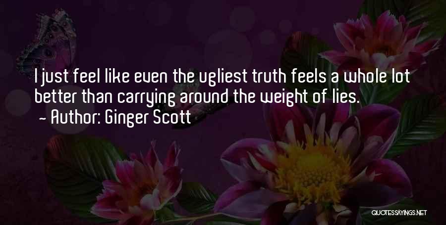 Carrying Weight Quotes By Ginger Scott