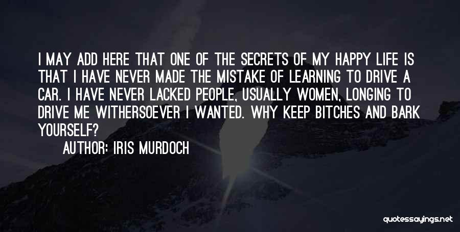 Cars And Driving Quotes By Iris Murdoch