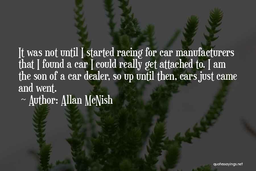 Cars Racing Quotes By Allan McNish