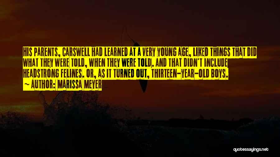 Carswell Quotes By Marissa Meyer
