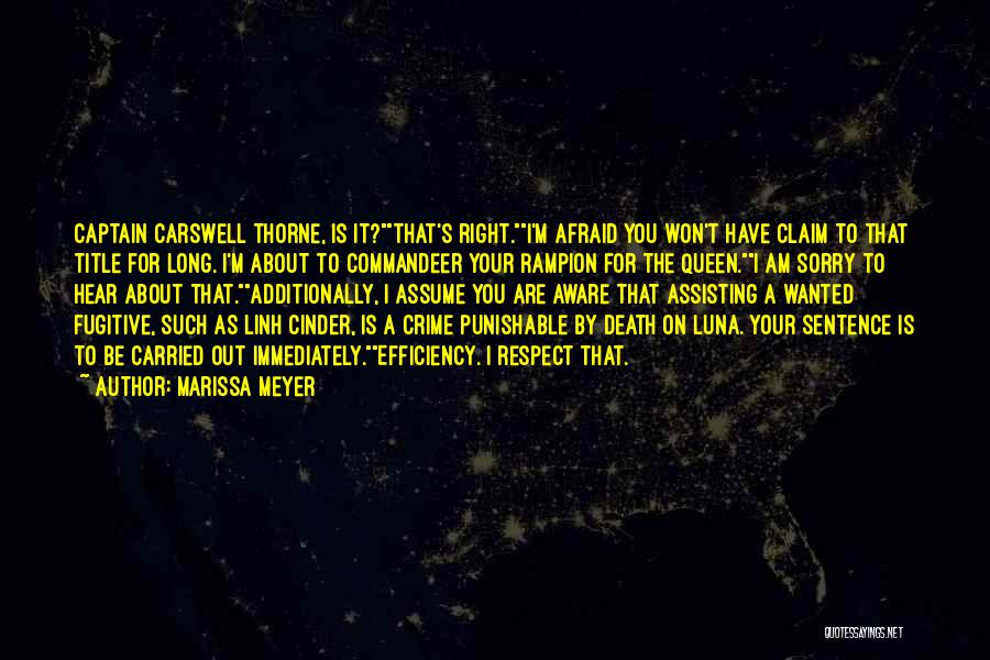 Carswell Quotes By Marissa Meyer