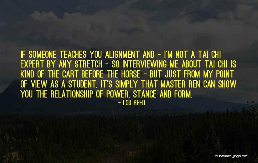 Cart Before The Horse Quotes By Lou Reed