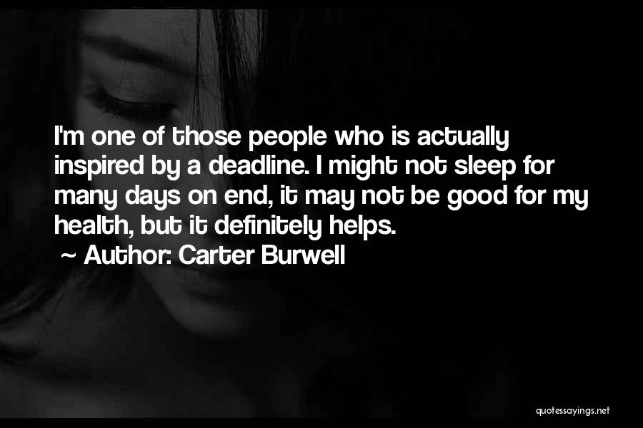 Carter Burwell Quotes 274983