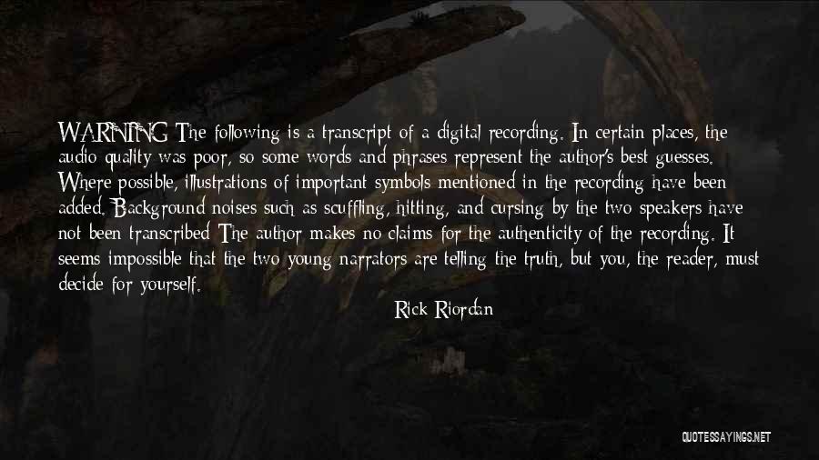 Carter Kane Quotes By Rick Riordan